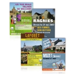 Affiches Plus Beaux Villages de Wallonie